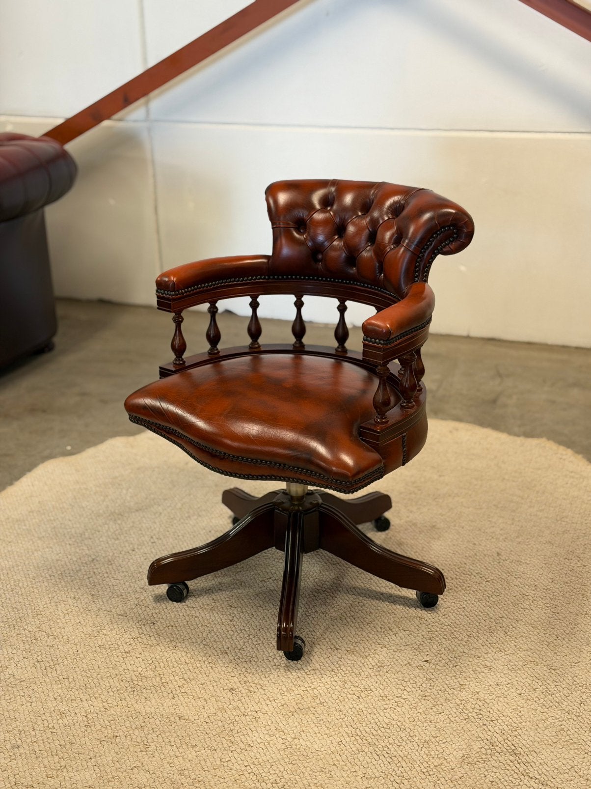 Chesterfield bureau stoel fauteuil Z.G.A.N., 2871SK, Verzenden, Klassieke, Mariansoliak8@gmail.com