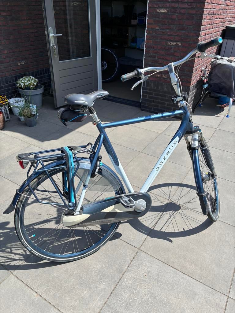 Gazelle Montreux herenfiets, Ophalen, Versnellingen, Zo goed als nieuw, 65 cm of meer