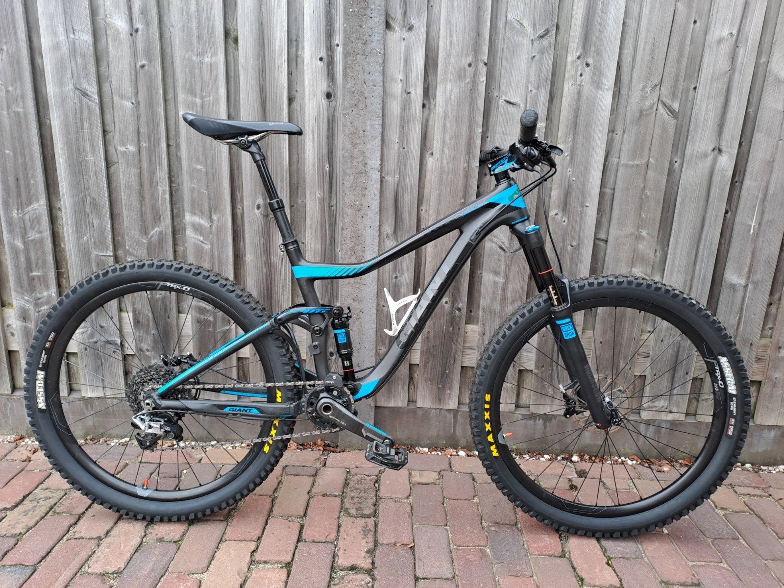 Giant Trance Advanced 27.5 1 Carbon MTB - Maat M, Gebruikt, 45 tot 49 cm, Schijfrem, Heren