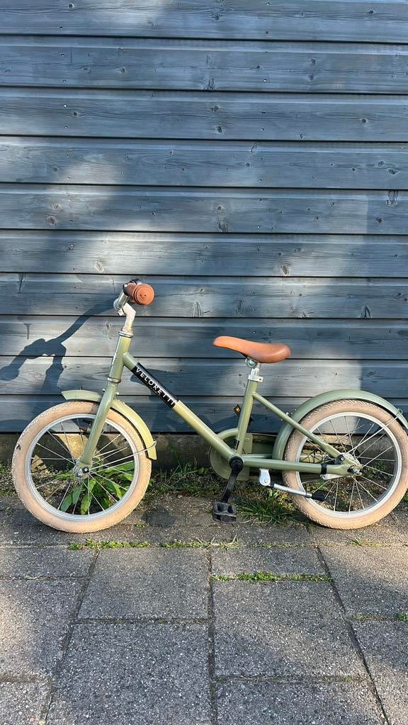 Veloretti unisex kinderfiets 16inch, Ophalen of Verzenden, Zo goed als nieuw, Terugtraprem, 16 tot 20 inch