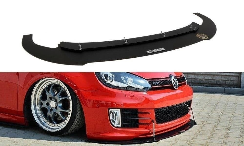 Race Voorlip diffuser splitter - VW Golf 6 GTI ED35 08-12, Auto diversen, Ophalen of Verzenden