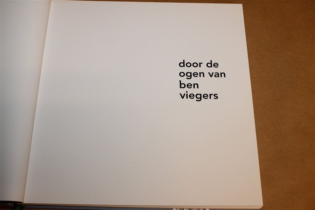 Door de Ogen van Ben Viegers — Schilder Nunspeet, Catalogus, Ophalen of Verzenden, Zo goed als nieuw