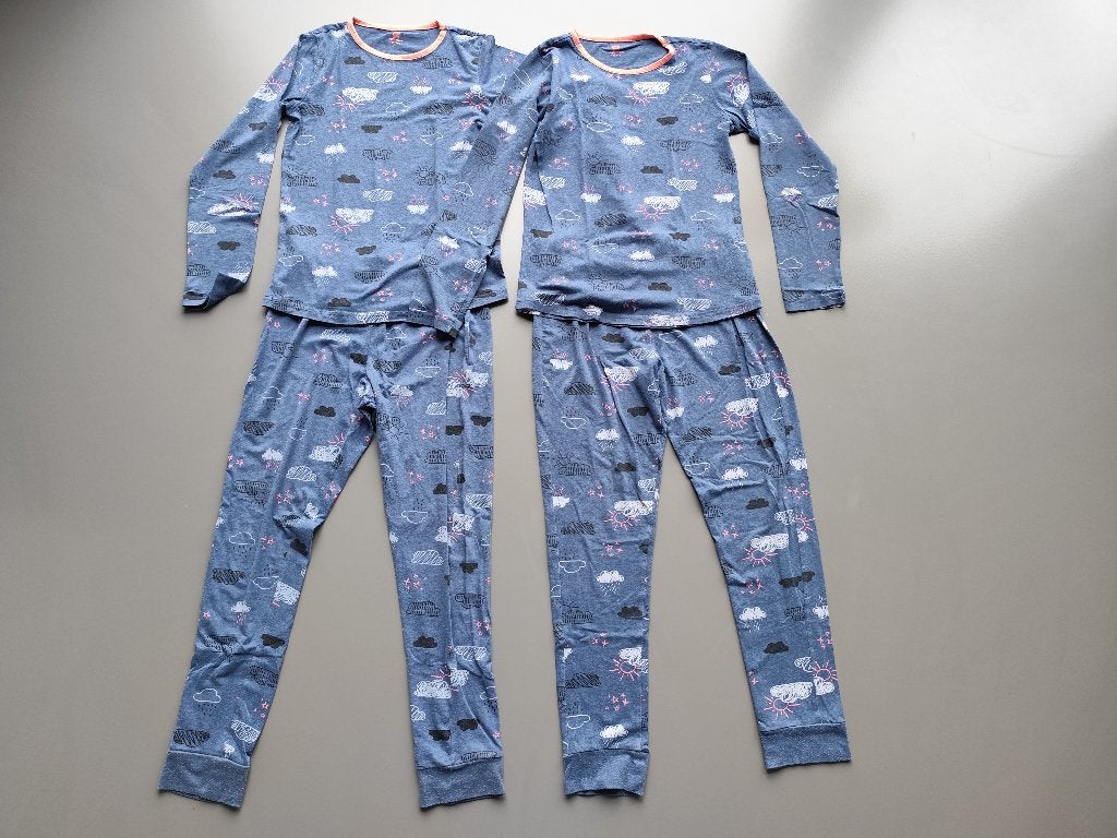 Hema pyjama - maat 146/152 - 2 stuks, Nacht- of Onderkleding, Gebruikt, Meisje, Ophalen of Verzenden