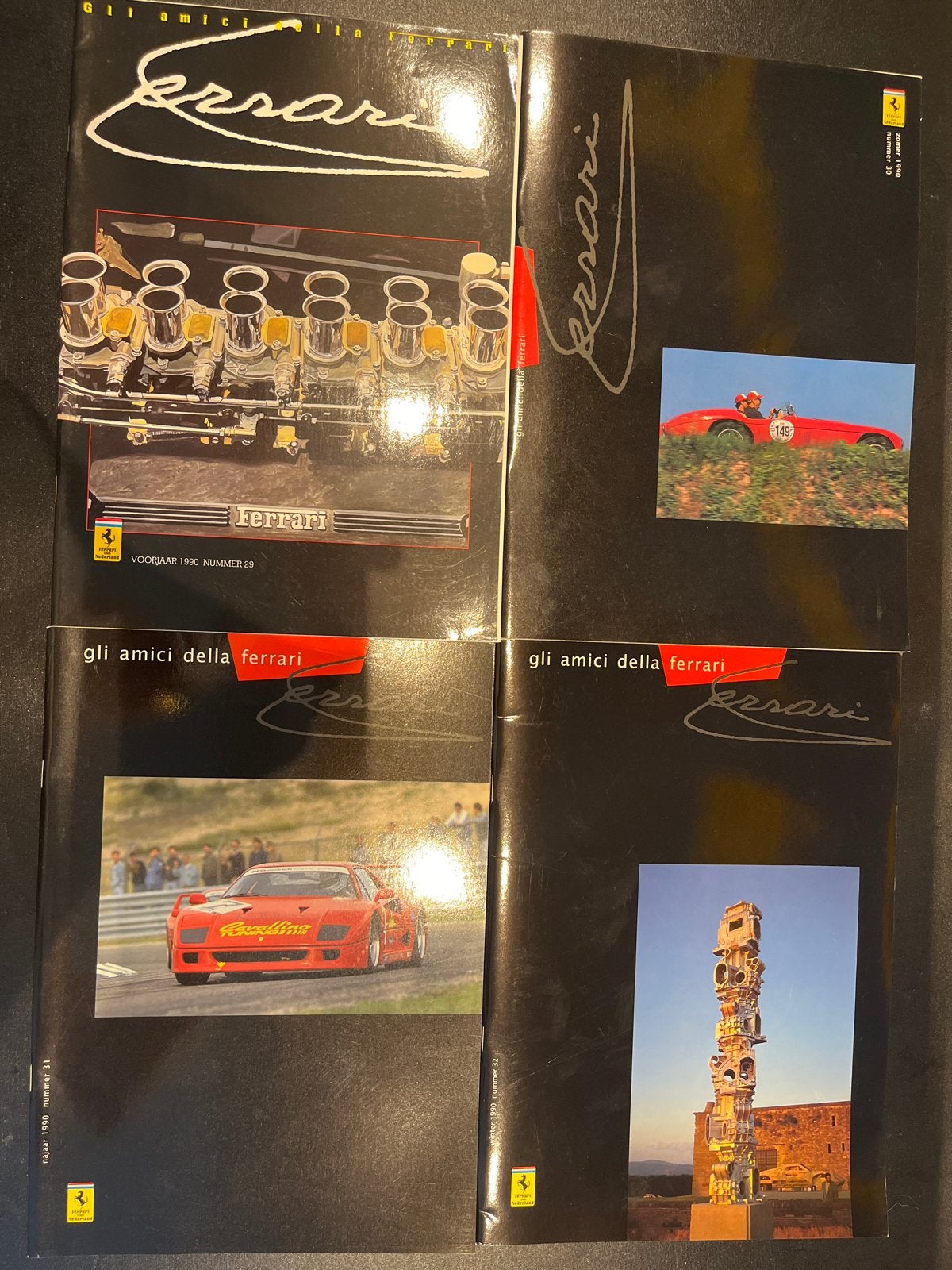 Ferrari tijdschriften - Gli Amici della Ferrari (4 stuks), Ophalen of Verzenden, Zo goed als nieuw, Ferrari