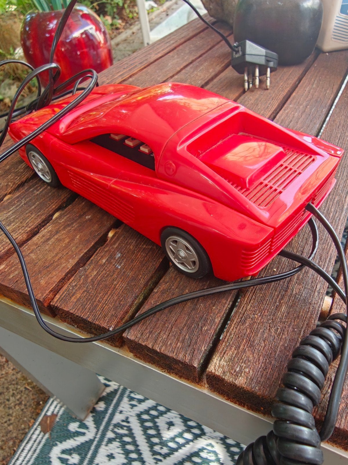 Vintage Ferrari Telefoon Rood - Uniek Design, Telecommunicatie, Ophalen of Verzenden, Gebruikt