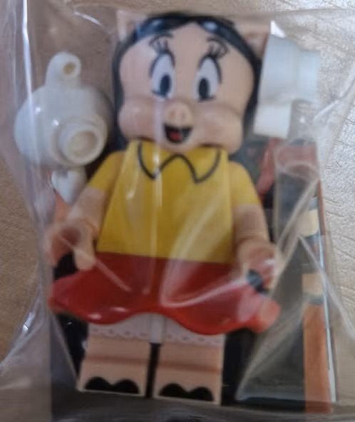 lego minifiguur Petunia Pig, Lego, Ophalen of Verzenden, Zo goed als nieuw, Minifiguren serie