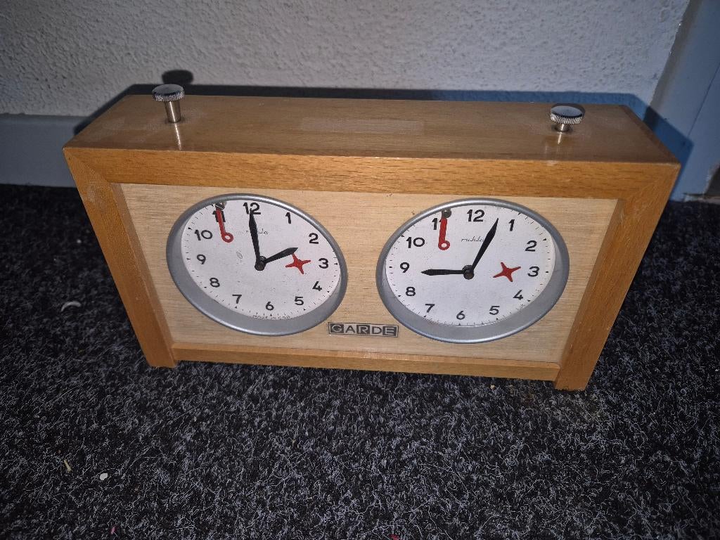 Garde schaakklok, Ophalen of Verzenden