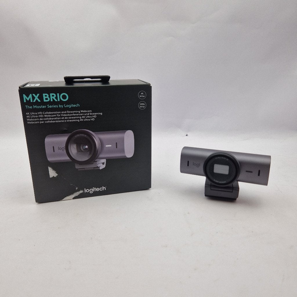 Logitech MX Brio 4K Webcam | Nu voor maar € 74,99, Computers en Software, Webcams, Ophalen of Verzenden, Gebruikt