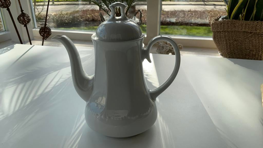 Koffiekan/ theekan Mitterteich Bavaria wit, Ophalen of Verzenden
