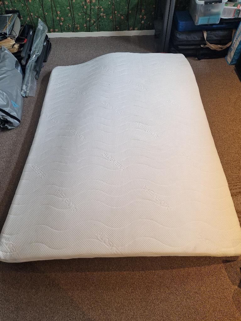 Nirwana 210 x 150 x 6 cm koudschuim topdekmatras, Caravans en Kamperen, Ophalen, Zo goed als nieuw, 2-persoons