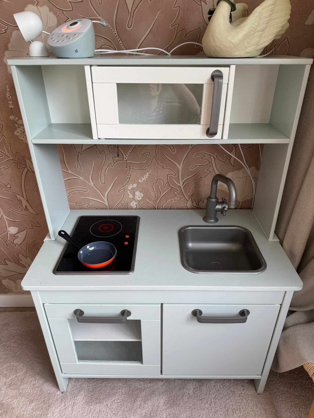 IKEA Duktig Speelkeuken met magnetron en kookplaat, Ophalen, Gebruikt, Hout, Speelkeuken