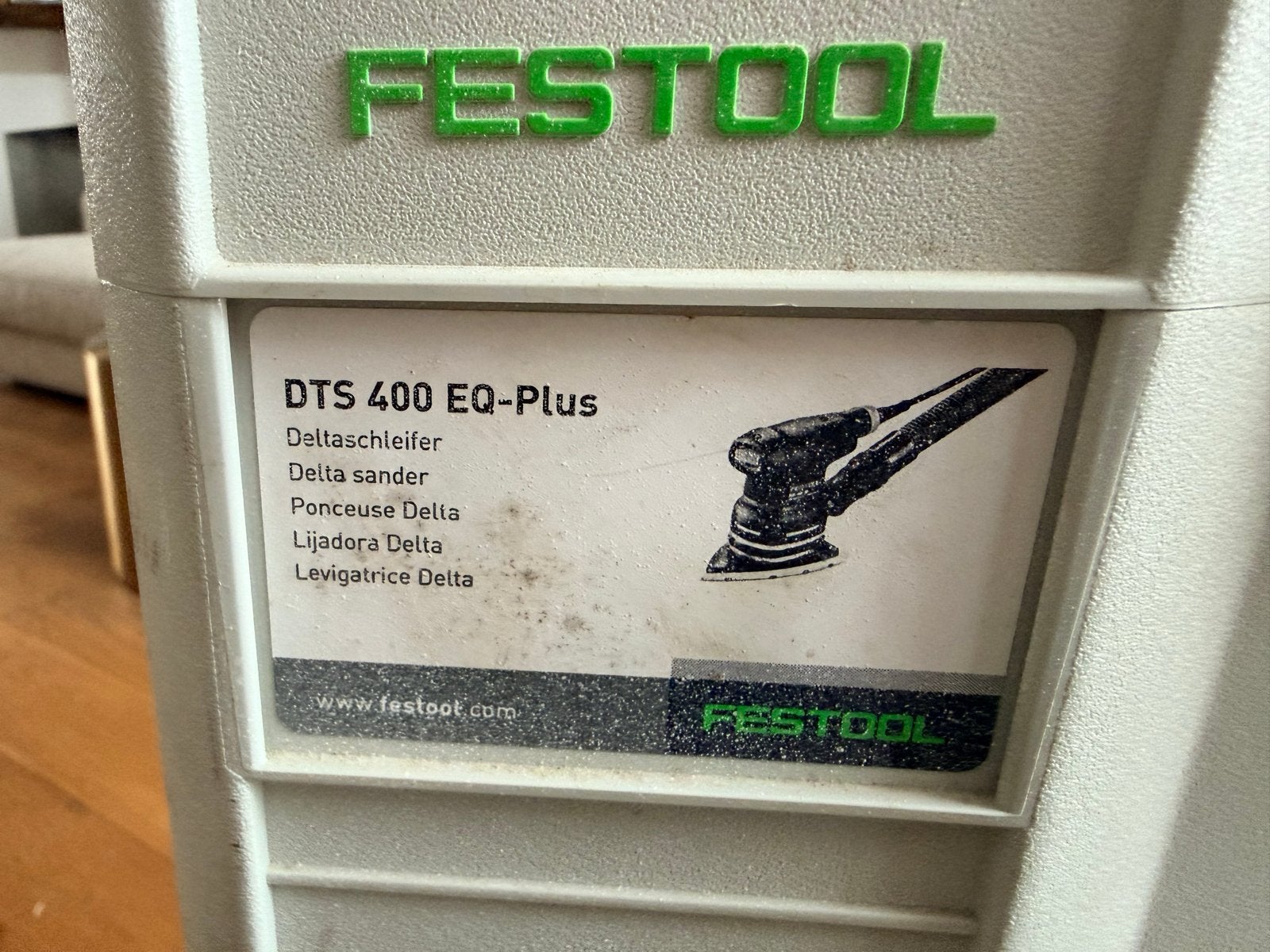 Festool DTS 400 EQ-Plus Deltaschuurmachine, Doe-het-zelf en Verbouw, Gereedschap | Schuurmachines, Ophalen of Verzenden, Gebruikt