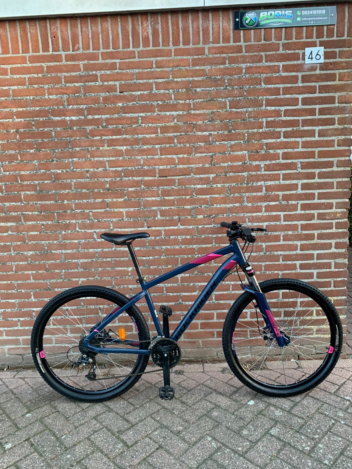 Mountainbik dames Rockrider ST520.27.5 inch band goede staat, Ophalen of Verzenden, Zo goed als nieuw, Overige merken, Minder dan 45 cm