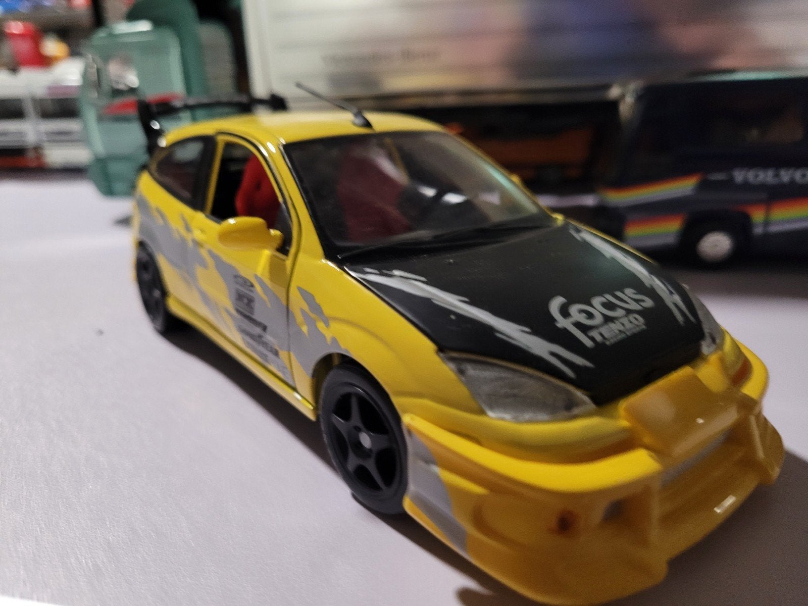 Ford focus hactback rally, Auto, Burago, Burago, Ophalen of Verzenden