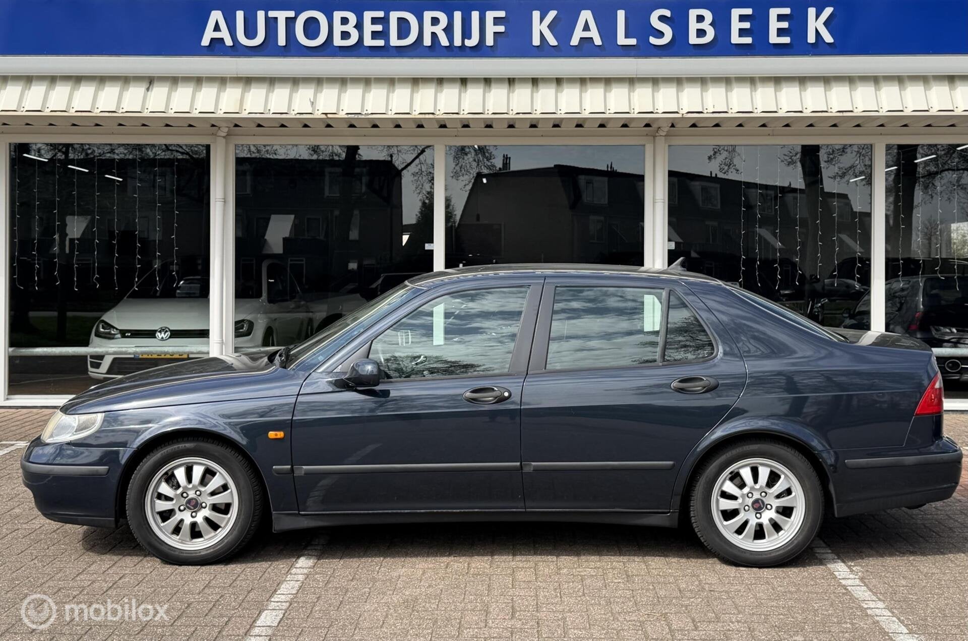 Saab 9-5 2.0t Arc|Automaat|Camera|Trekhaak|Navi|, Auto's, Voorwielaandrijving, 4 cilinders, 150 pk, Blauw