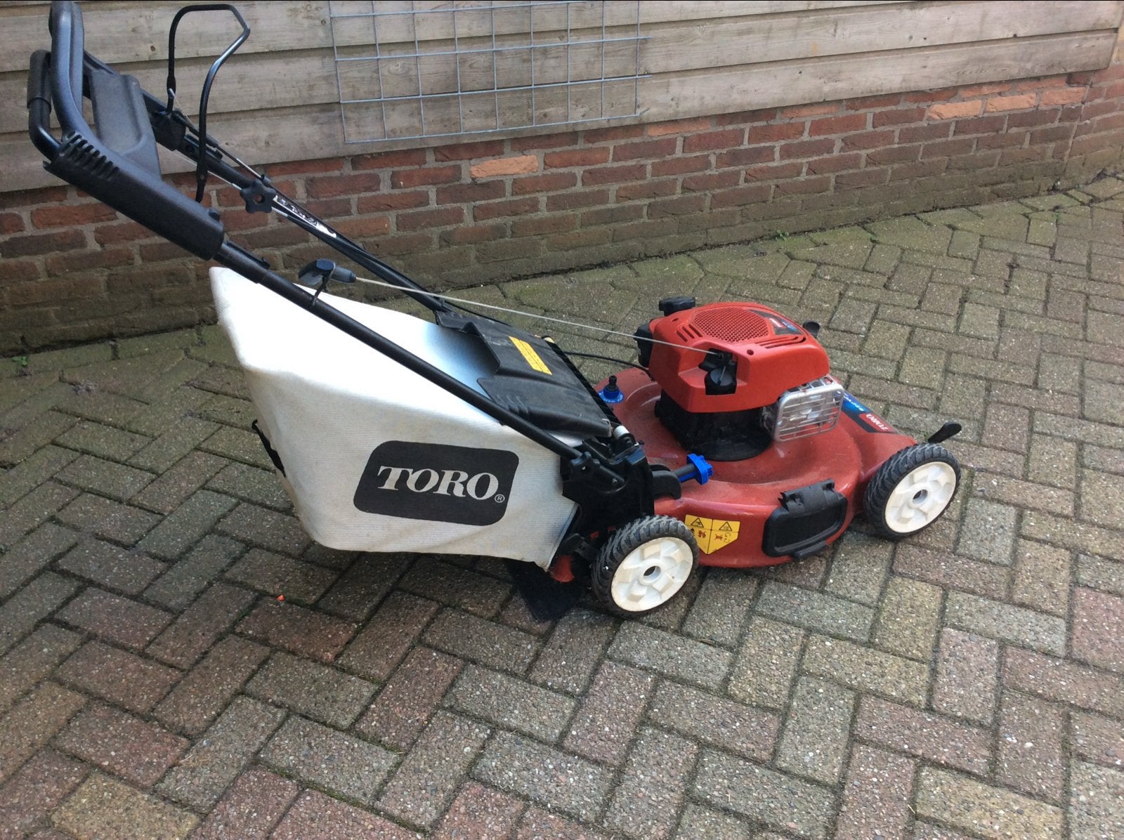 Toro Benzine Grasmaaier 55 cm, Tuin en Terras, Ophalen, Gebruikt, 50 cm of meer, Opvangzak