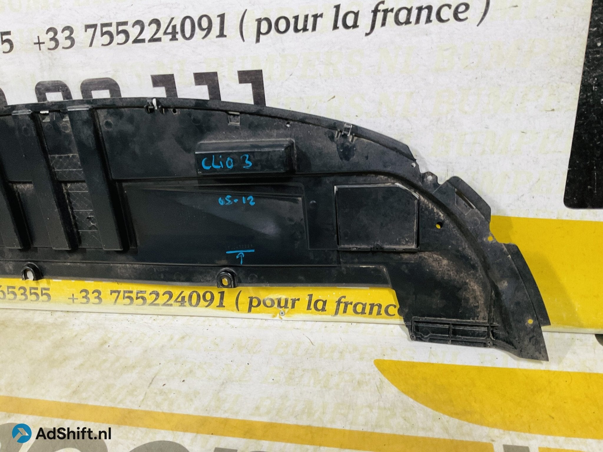 Onderplaat Renault Clio 3 2005-2012 8200682328 Bumperlip 2-R, Bumper