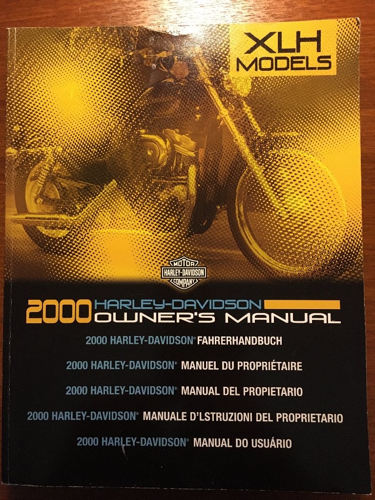 2000 Harley-Davidson owner's manual XLH Models - USA uitgave, Ophalen of Verzenden, Zo goed als nieuw, Overige merken
