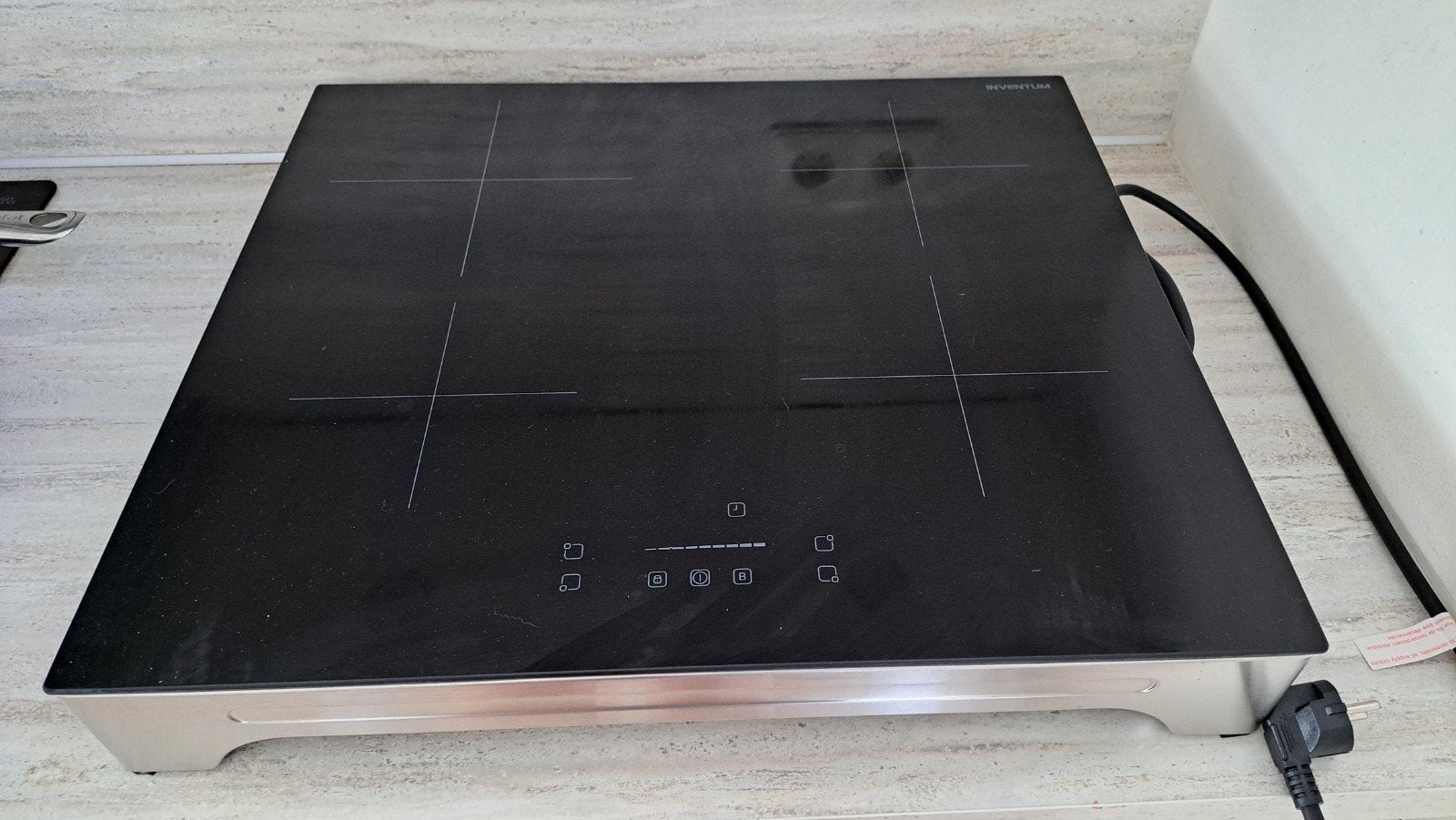 Inventum VKI6010ZIL Inductiekookplaat - Nieuw in doos, Witgoed en Apparatuur, Kookplaten, Ophalen, Nieuw, 4 kookzones, Inductie