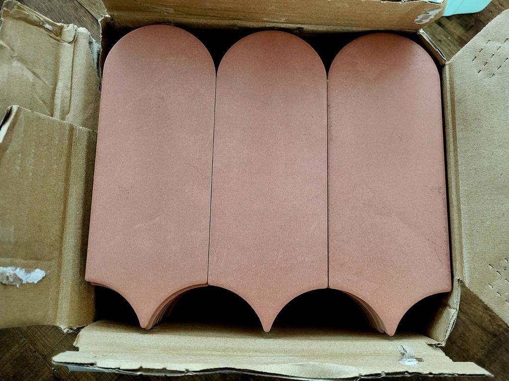 Cifre Ceramica Alure wandtegel schub, terra 8x21.5cm, Ophalen, Nieuw, Minder dan 20 cm, 20 tot 40 cm
