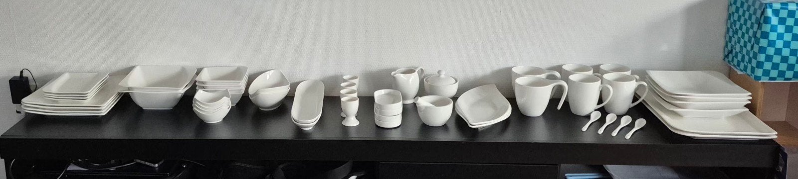 Servies 4-persoons, Ophalen, Zo goed als nieuw, Porselein, Overige stijlen