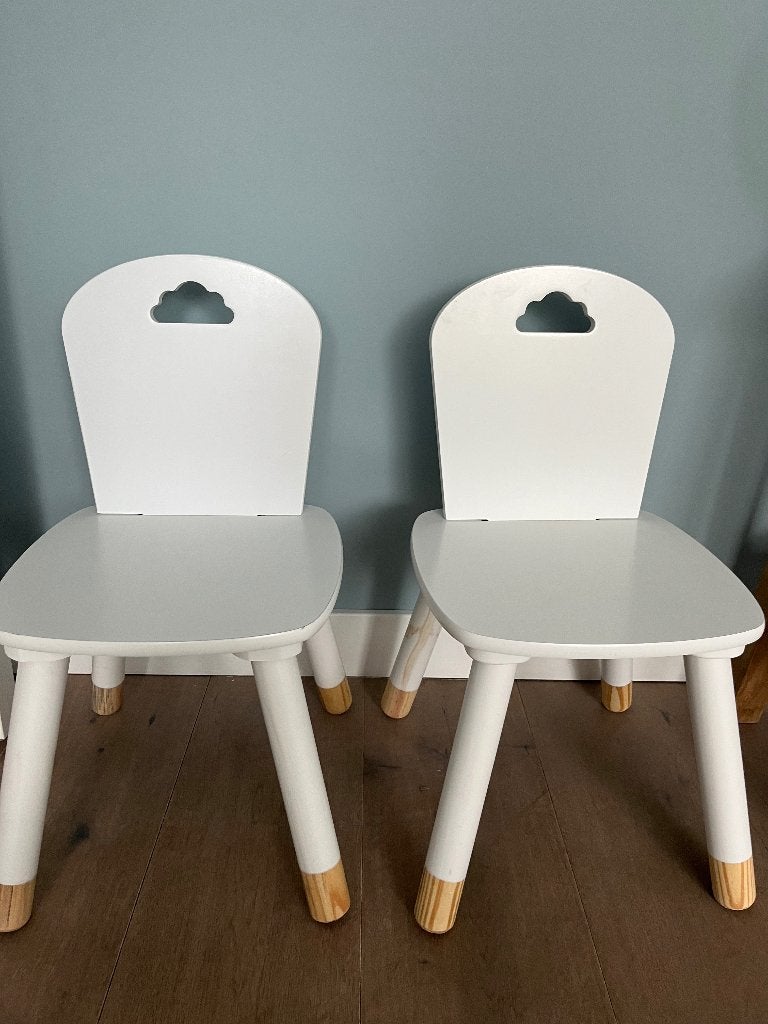 2 sphera witte kinderstoelen, Kinderen en Baby's, Kinderstoelen, Ophalen, Zo goed als nieuw, Overige typen
