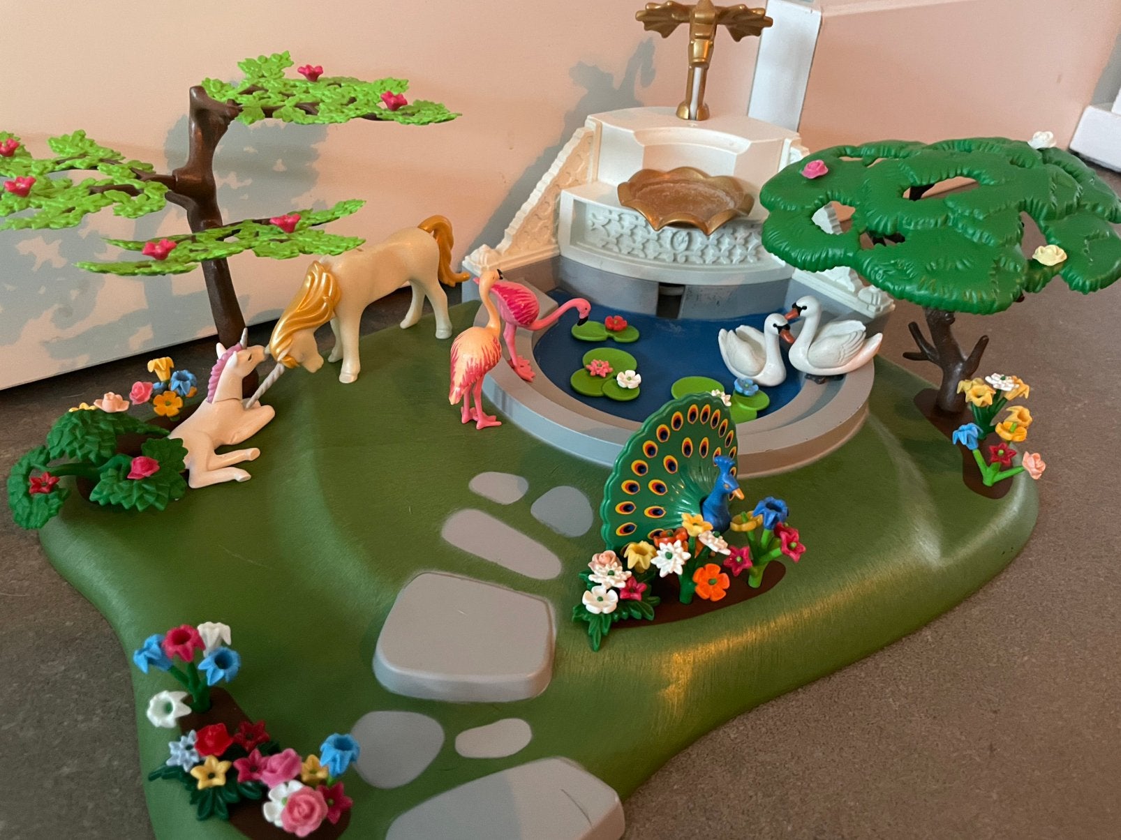 Tovertuin playmobil, Ophalen, Gebruikt