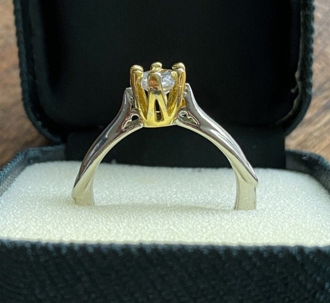 1 Karaat ring maat 19.5mm, Overige materialen, Ut, 19 tot 20, Nieuw