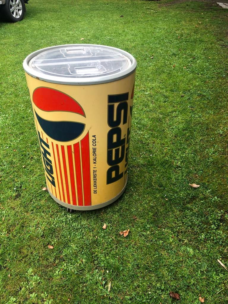 Vintage Pepsi Light Koelvat/Koeler - Reclame object, Verzamelen, Ophalen of Verzenden, Gebruikt, Gebruiksvoorwerp