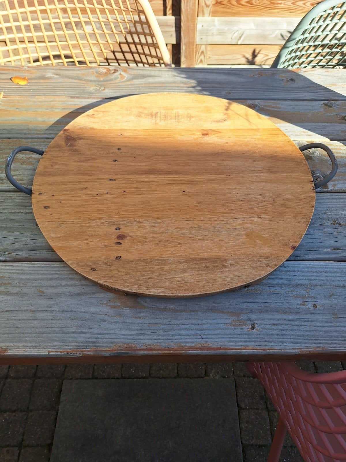 ronde borrelplank 52 cm doorsnee, Ophalen, Rond