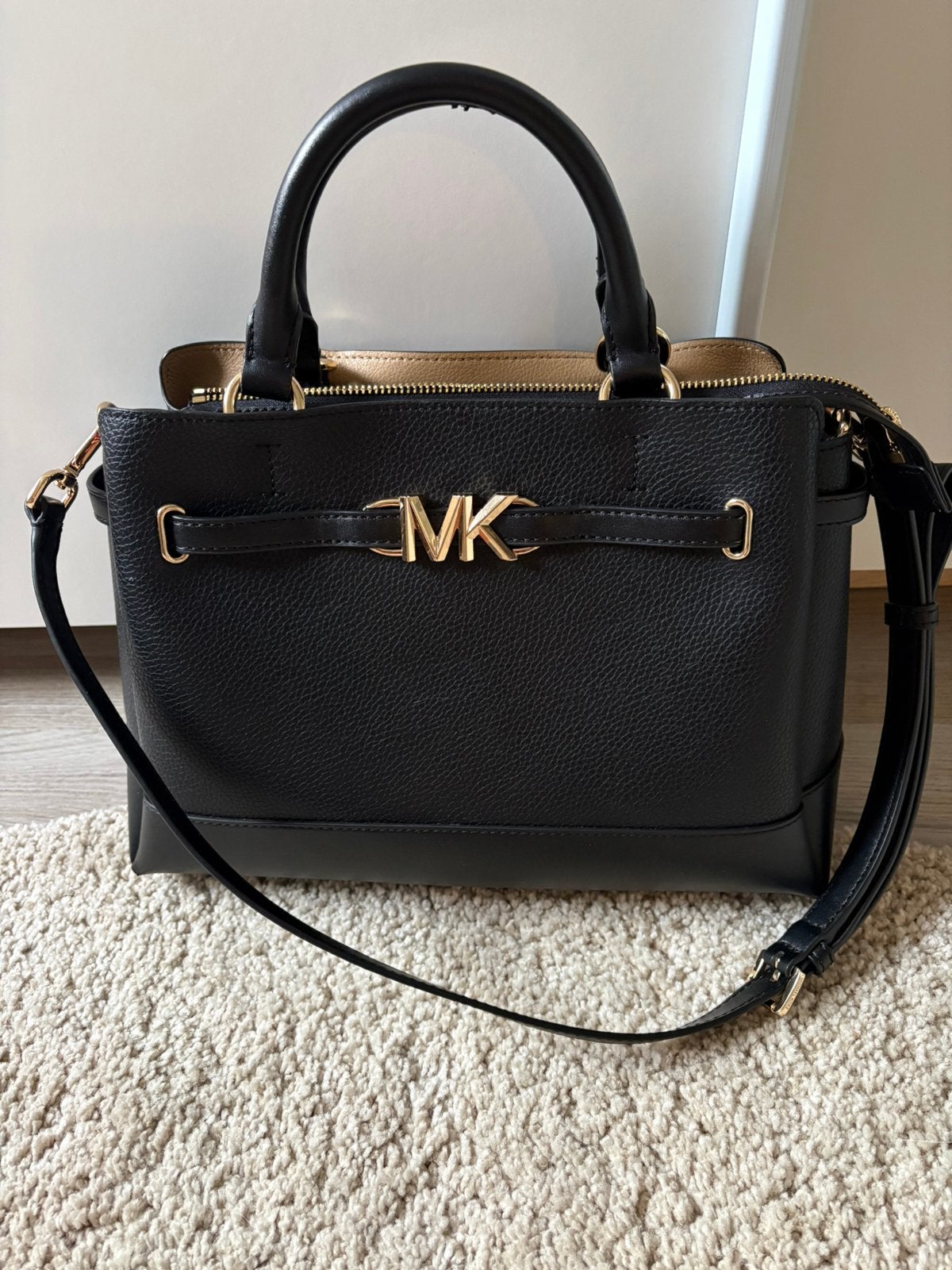 Michael kors tas, Ophalen of Verzenden, Gebruikt, Zwart, Handtas