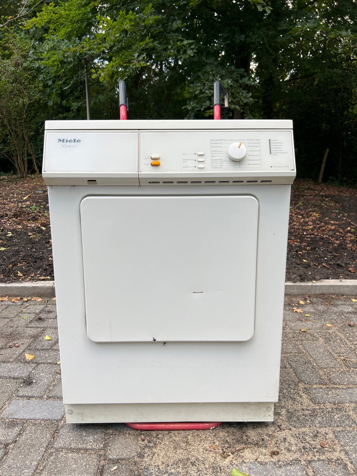 Miele Scirocco Luchtafvoer Wasdroger - Gebruikt, Ophalen, 6 tot 8 kg, Gebruikt, Luchtafvoer