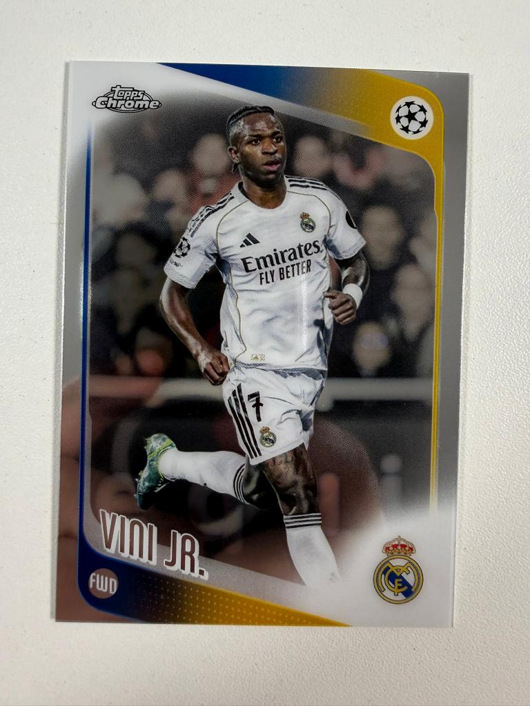 115 Vini JR. Topps Chrome 2025-26, Verzamelen, Ophalen of Verzenden, Nieuw, Buitenlandse clubs, Poster, Plaatje of Sticker