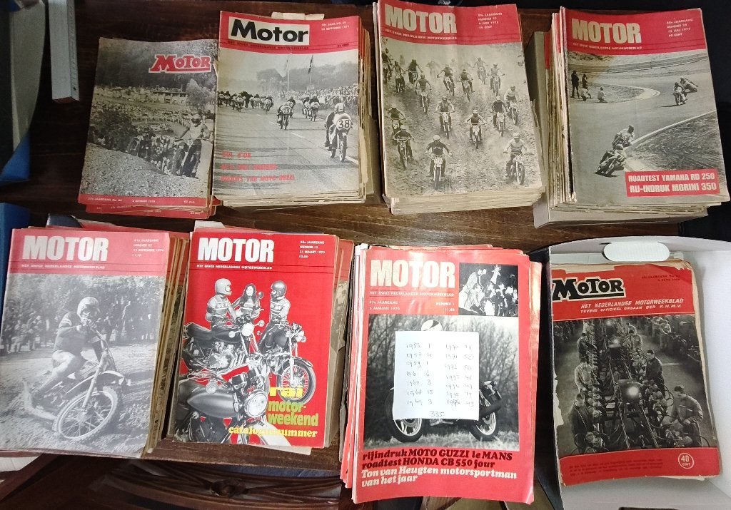 Collectie Motorbladen / tijdschriften - 1000 stuks, Boeken, Ophalen, Gelezen, Diverse auteurs, Algemeen