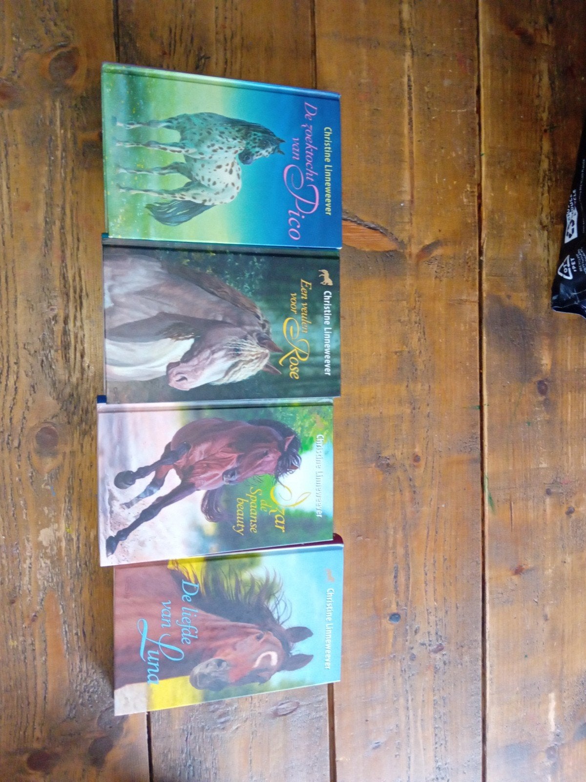4 paardenboeken van Christine Linneweever, Boeken, Ophalen of Verzenden, Zo goed als nieuw, Christine Linneweever