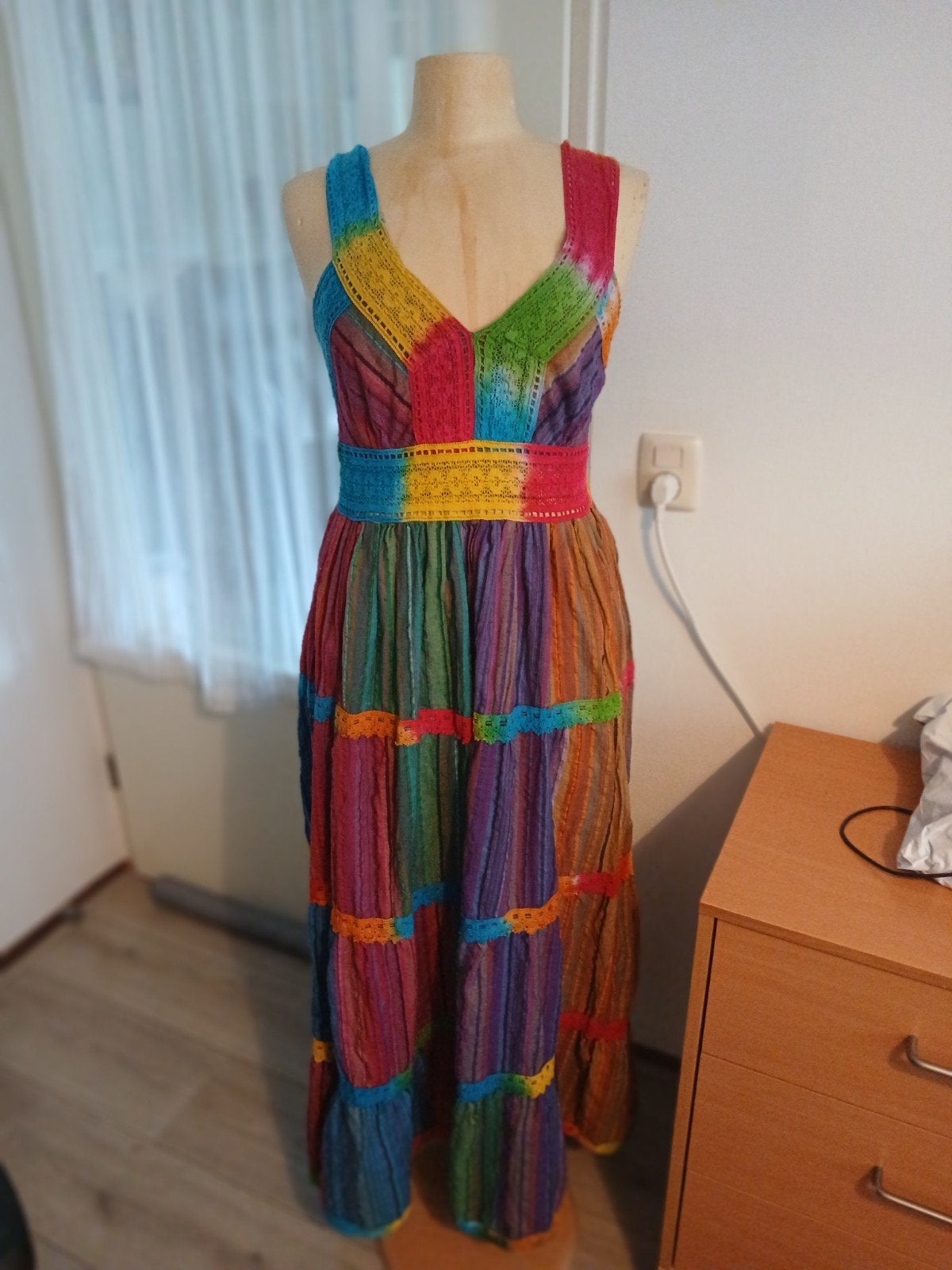 BOHO ibiza Maxi APARTE  jurk cotton.mt 36, Overige kleuren, Verzenden, Nieuw, Maat 36 (S)