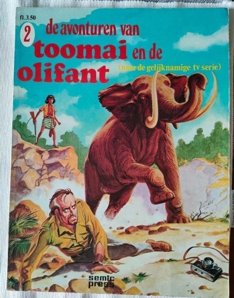 Toomai en de olifant deel 2, Eén stripboek, Ophalen of Verzenden