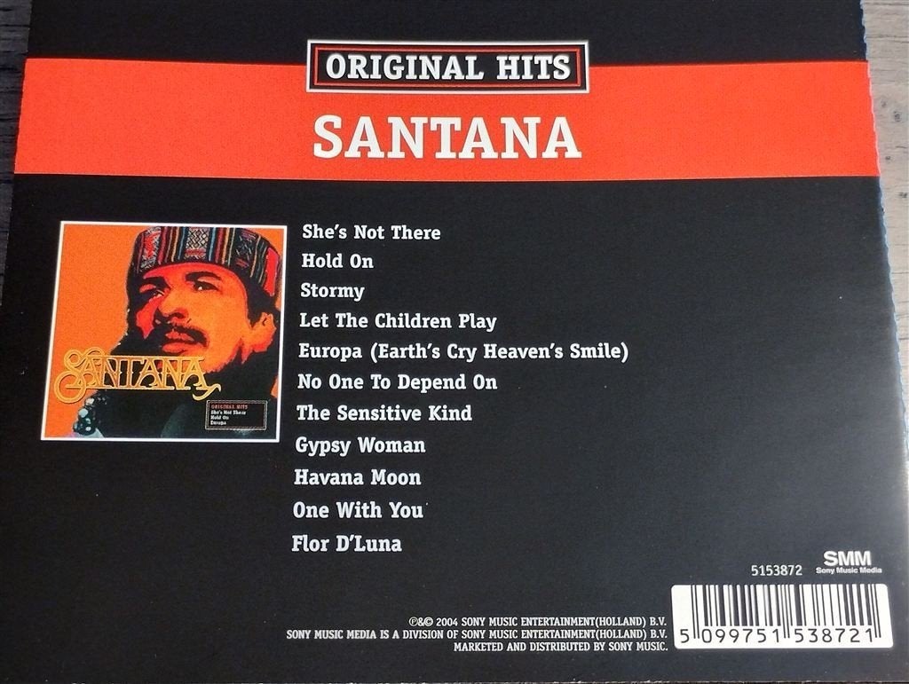 Santana - Original Hits, Ophalen of Verzenden, Zo goed als nieuw, Poprock