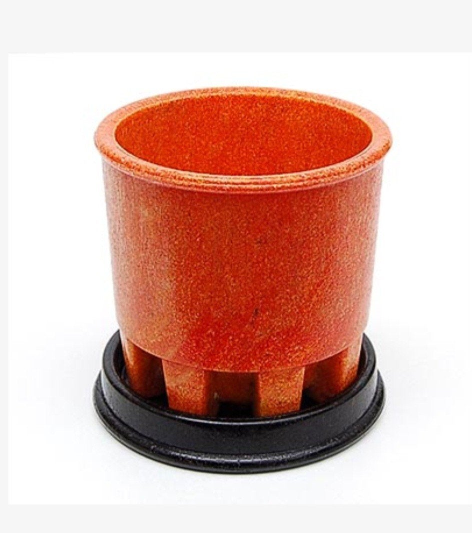 Rode Graniver cactuspot Leerdam gezocht met schotel., Antiek en Kunst, Ophalen of Verzenden