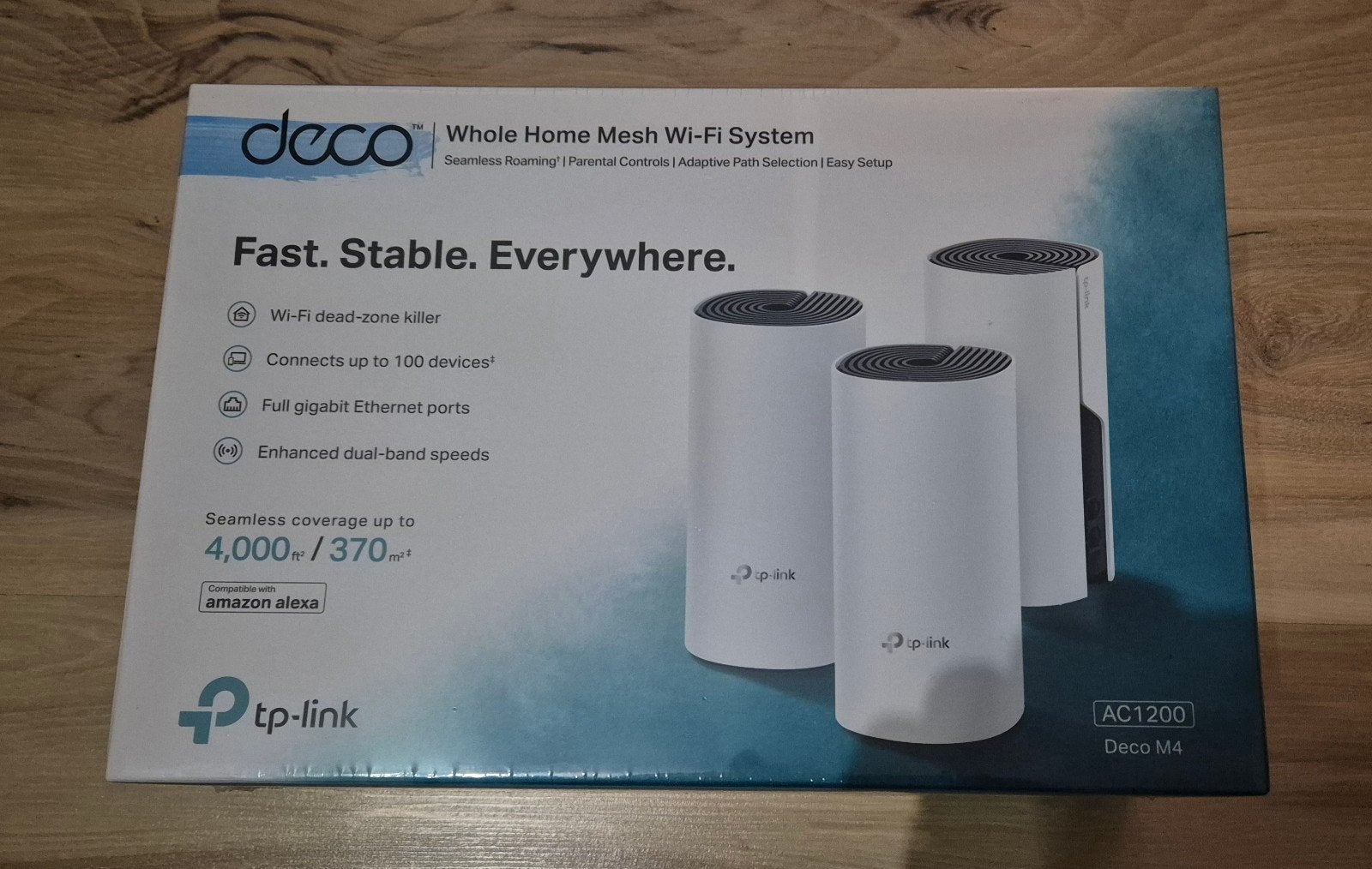TP-Link Deco E4 Routers 3 stuks, Computers en Software, WiFi-versterkers, Ophalen of Verzenden, Nieuw, TP-Link Deco