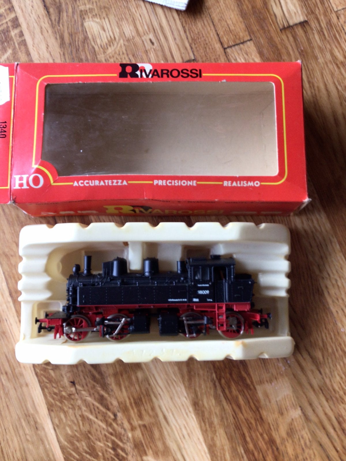 Rivarossi, stoom locomotief, 1340, 6RR-16056, nieuwstaat, Hobby en Vrije tijd, Modeltreinen | H0, Overige merken, Nieuw, Ophalen of Verzenden