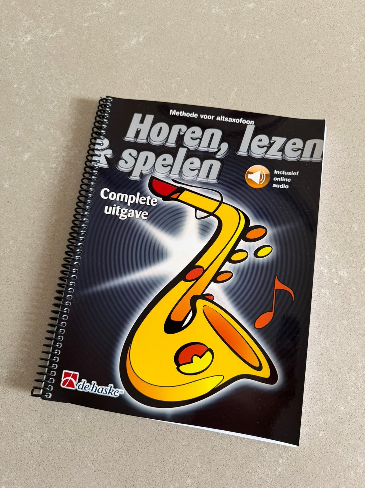 Horen, lezen & spelen saxofoon lesboek (NIEUW), Ophalen, Nieuw, Saxofoon