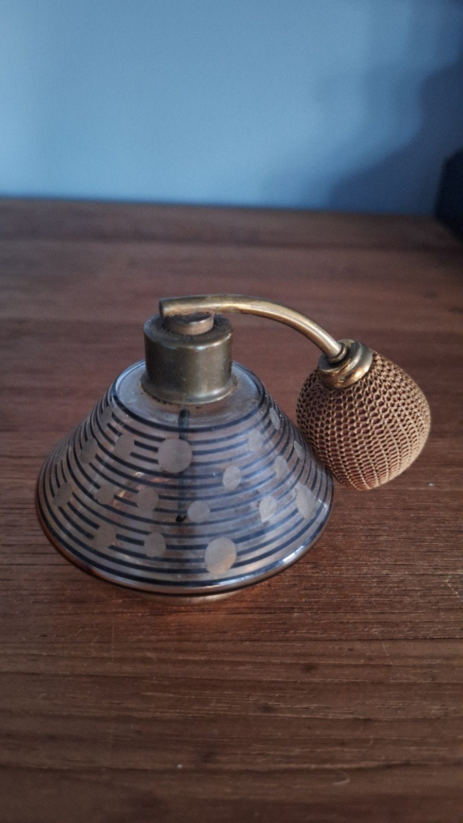 Vintage Tsjecho-Slowaakse parfumverstuiver, Ophalen of Verzenden