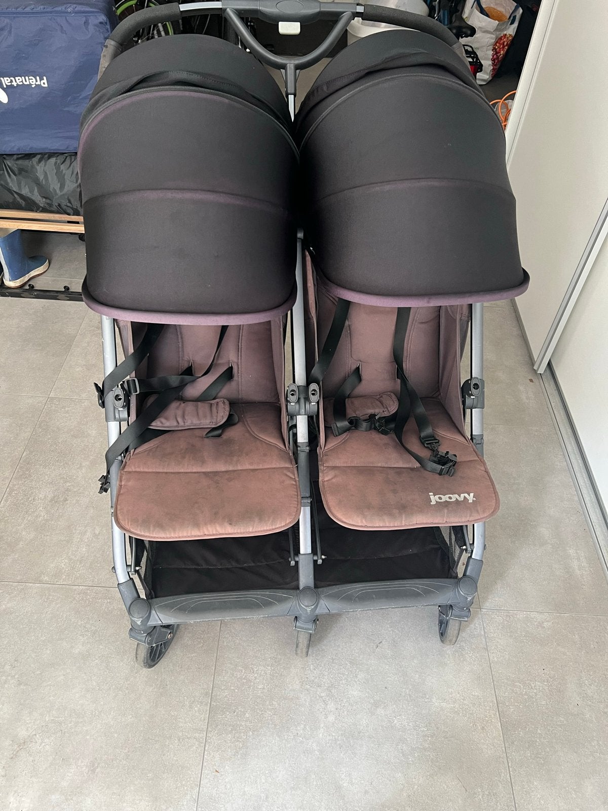 Joovy dubbele kinderwagen - Ideaal voor tweelingen/broers/zu, Kinderen en Baby's, Gebruikt, Duowagen, Ophalen, Kinderwagen