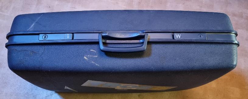 Samsonite koffer Royal Traveller - blauw - jaren 70 - IGST, Ophalen, Wieltjes, Gebruikt, Hard kunststof