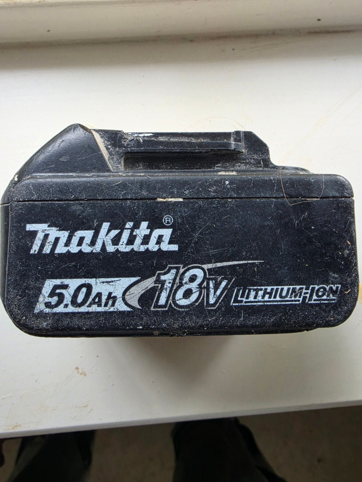 makita 5.0 ah 18V, Ophalen of Verzenden, Gebruikt