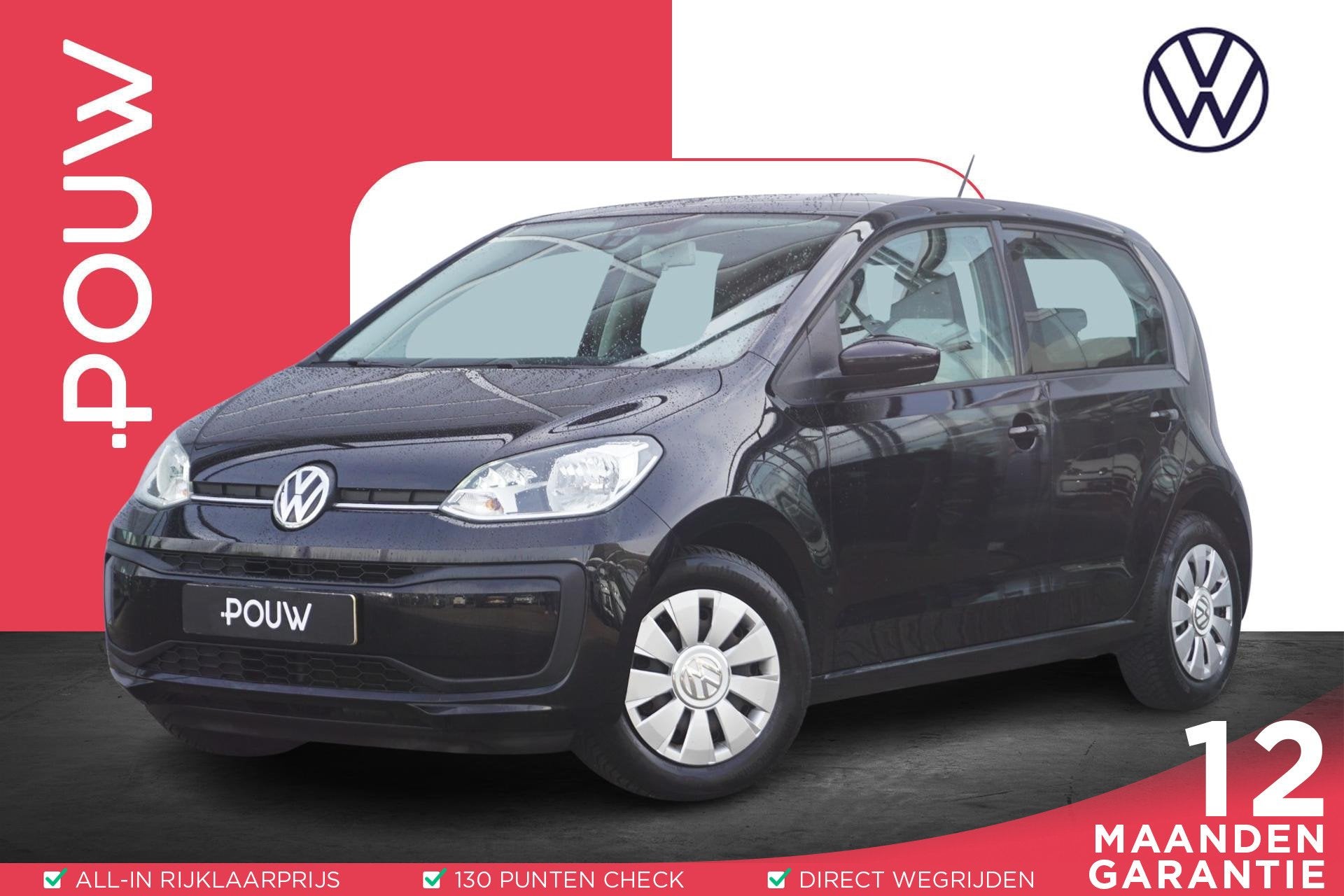 Volkswagen up! 1.0 60pk Move up! | Bluetooth | Parkeersensor, Auto's, Voorwielaandrijving, 12 maanden, Stof, Gebruikt