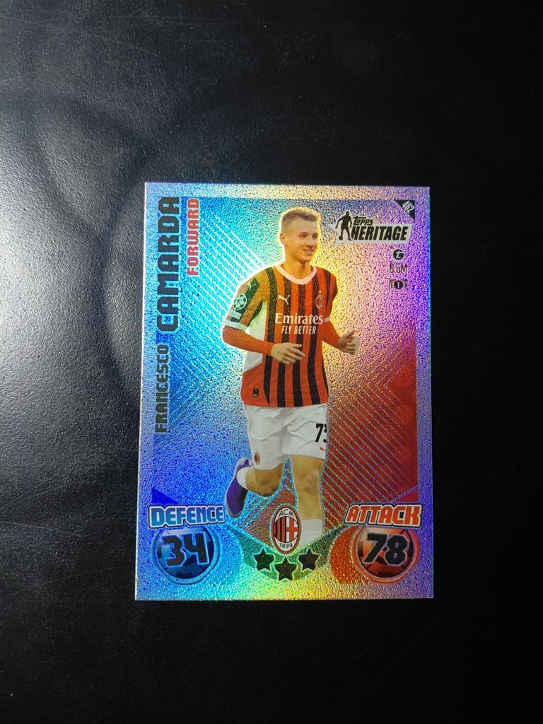 Camarda (ac milan) topps heritage, Ophalen of Verzenden, Nieuw, Buitenlandse clubs, Spelerskaart