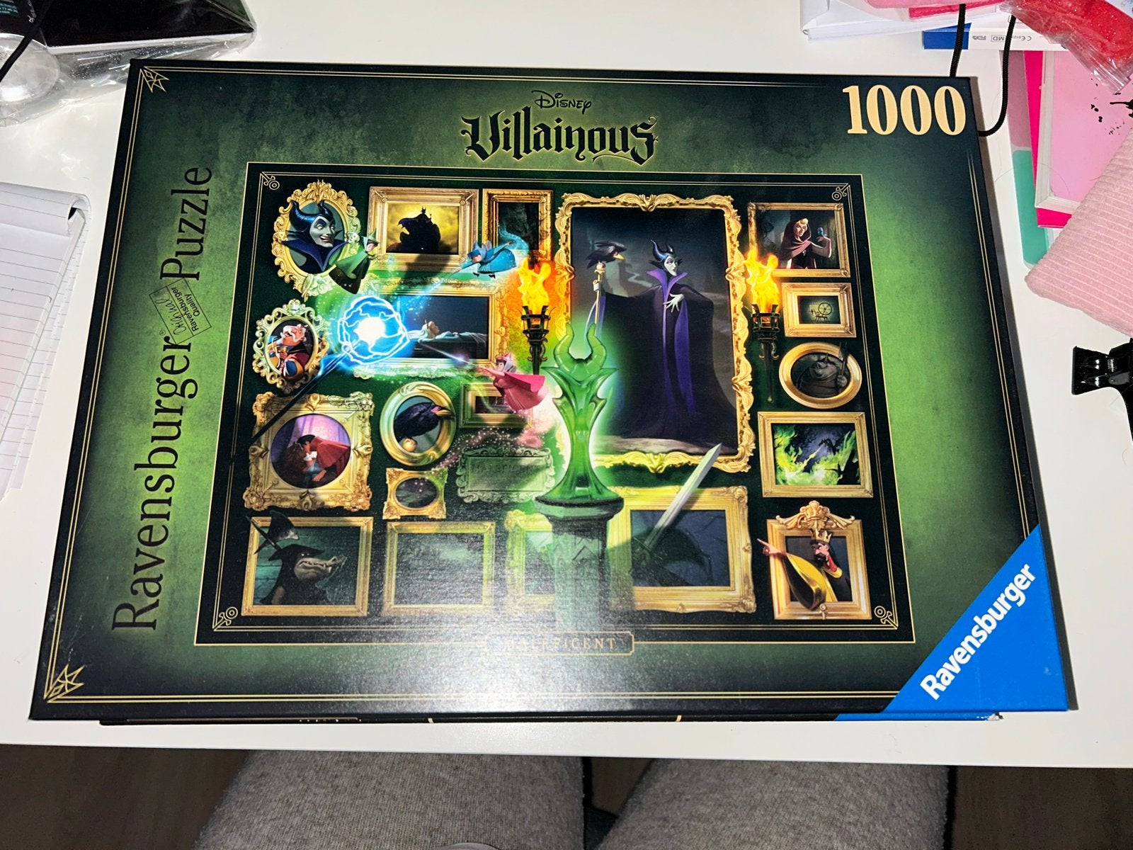 Ravensburger Disney Villainous Puzzel 1000 stukjes, Ophalen, 500 t/m 1500 stukjes, Zo goed als nieuw, Legpuzzel