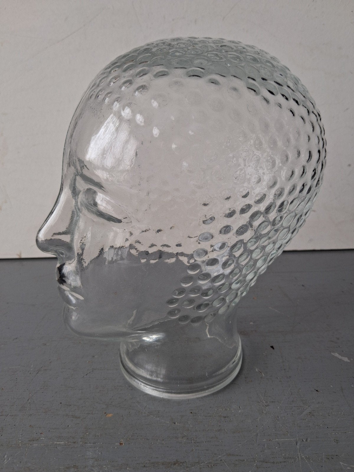 Glazen Hoofd Mannequin - Hoedenstandaard - Pruikenstandaard, Gebruikt, Onbekend, Ophalen of Verzenden, Modern